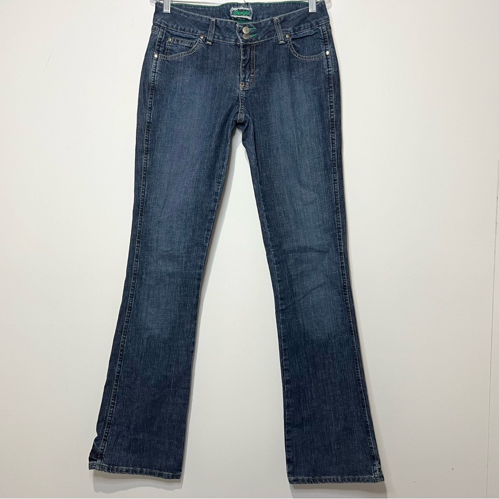 Wrangler Premium Patch Bootcut High Rise Women's Stretch Jeans Sz 9/10 x 36